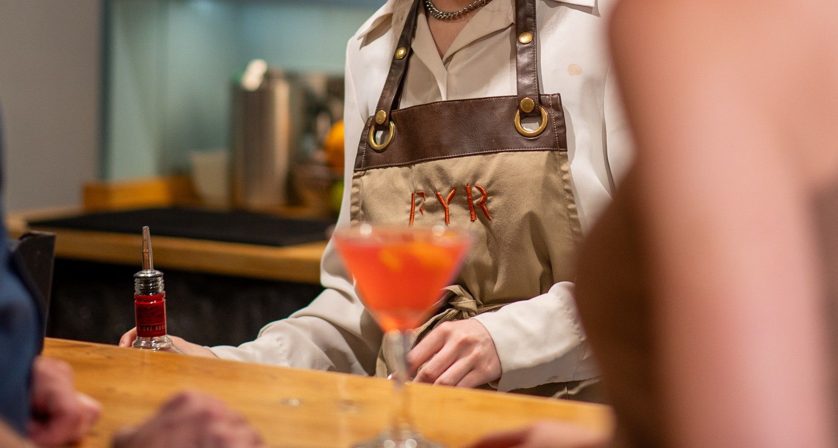 Cocktail at bar